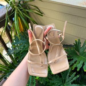 Topshop Gabby Strappy Block Heels